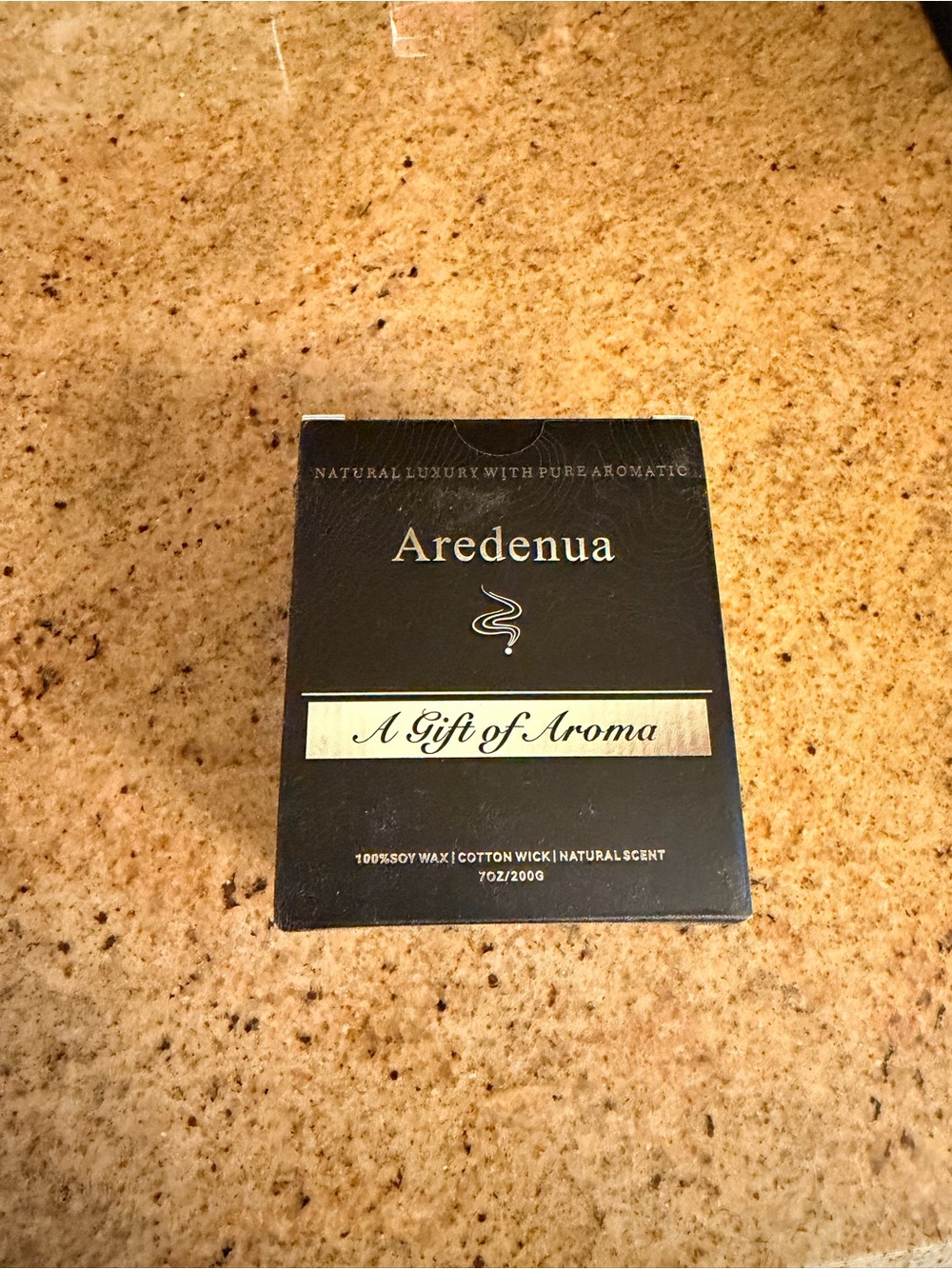A Gift of Aroma Black Scented Candle